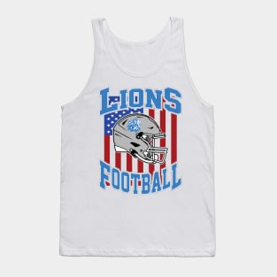 Retro Lions Football Tank Top